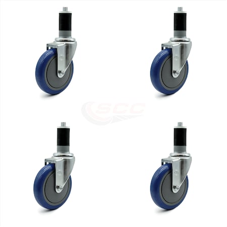 Service Caster Regency Work Table Caster Replacement Set REG-SCC-EX20S514-PPUB-BLUE-112-4